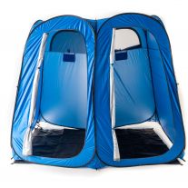 Kings Double Shower Tent | Quick Setup | Twin Rooms | Lightweight & Sturdy Camping Ensuite