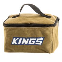Kings 400GSM Canvas Toiletry Bag | Storage | Organisation | Heavy-duty zip & handle