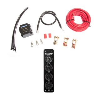 Adventure Kings Dual Battery System + 12V Accessory Panel
