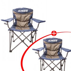 2x Adventure Kings Throne Camping Chair