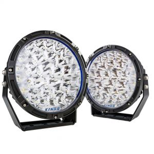 Kings Lethal 9” Premium LED Driving Lights (Pair) | 21,840 Lumens | 1 Lux @ 1,342m | Fitted with OSRAM LEDs | 5185k Colour Temp