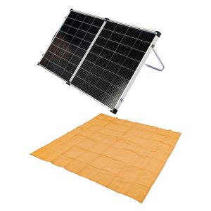 Kings Premium 160w Solar Panel with MPPT Regulator + Adventure Kings - Mesh Flooring 3m x 3m