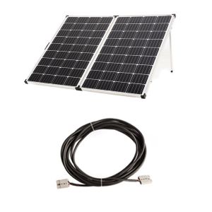 Adventure Kings 250w Solar Panel + 10m Lead with Solar Panel Extension