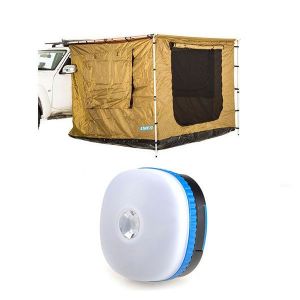 Adventure Kings 2x2.5m Awning Tent + Mini Lantern