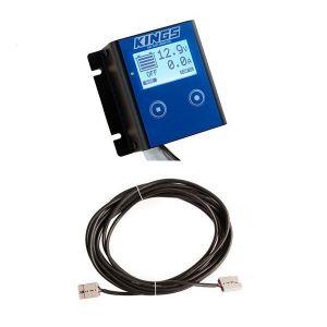 12V Battery Monitor + 6m Lead For Solar Panel Extension