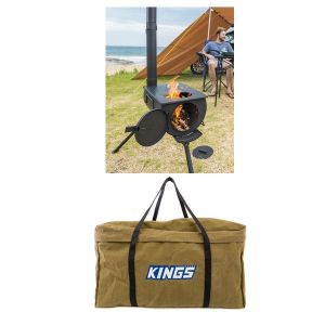 Adventure Kings Camp Oven/Stove + BBQ Canvas Bag