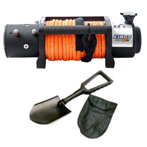 Domin8r X 12,000lb Winch with rope + Recovery Folding Shovel 