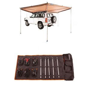 Adventure Kings 270° King Wing Awning + Complete 5 Bar Camp Light Kit