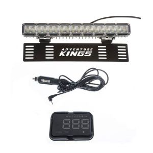 Kings 15" Numberplate LED Light Bar + Heads Up Display (HUD)