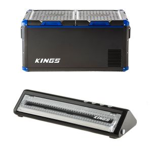 Kings 90L Camping Fridge Freezer + Vacuum Sealer