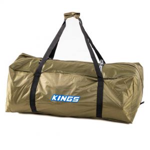 Kings Deluxe Single Swag Polyester Bag | 350GSM PVC-Coated 210D Polyester | Heavy-Duty Zippers, Buckles & Handles