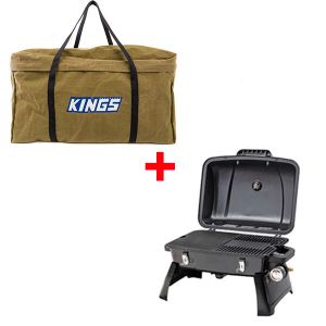 Gasmate Voyager Portable BBQ + Adventure Kings BBQ Canvas Bag