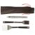Kings BBQ Tools | Stainless Steel | 3-Pack | Sturdy | Lightweight | incl tool roll