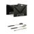 Kings Portable Steel Fire Pit + BBQ Tool Set 