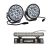 Adventure Kings Domin8r Xtreme 7” LED Driving Lights (Pair) + 15" Numberplate LED Light Bar