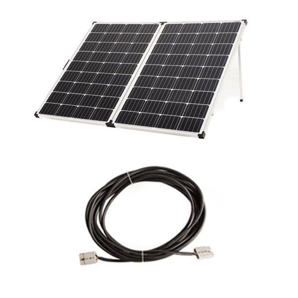 Adventure Kings 250w Solar Panel Portable LightWeight CampReady + 10m Lead with Solar